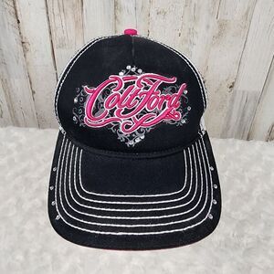Colt Ford Snapback Cap Black Pink OSFA